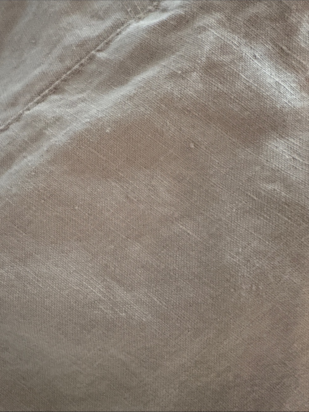 Nicole Miller Wide-Leg Linen Blend Pants - Taupe color w/ blush undertones - Picture 7 of 7